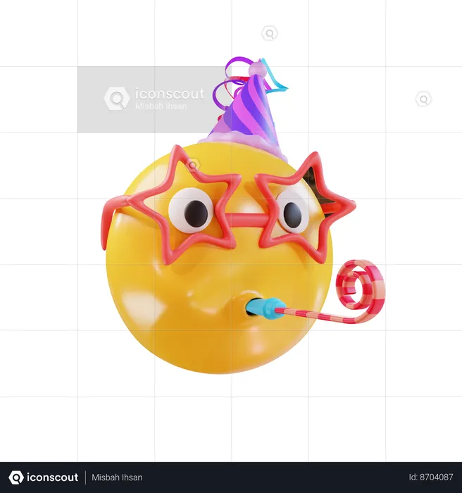 Emoji de fête  3D Icon