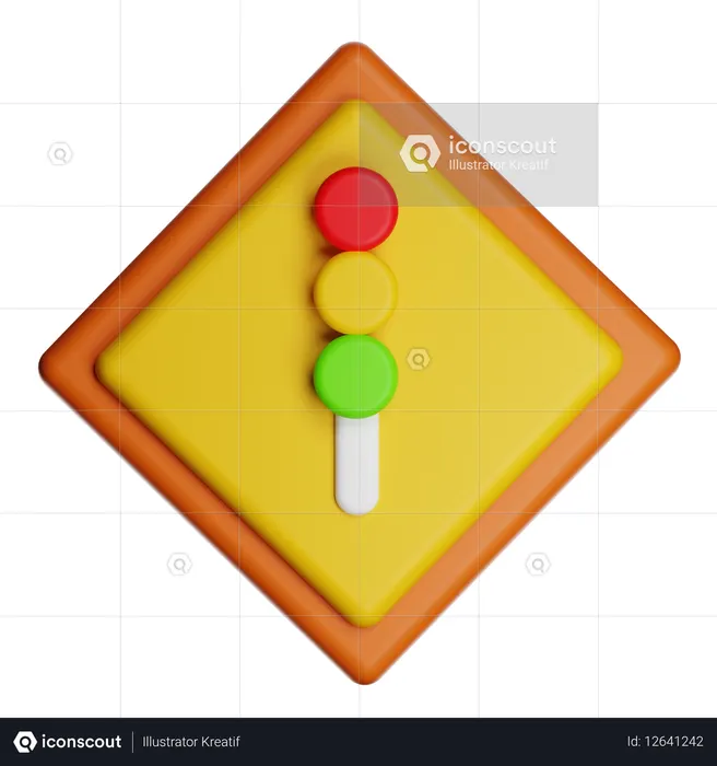 Feu de circulation  3D Icon