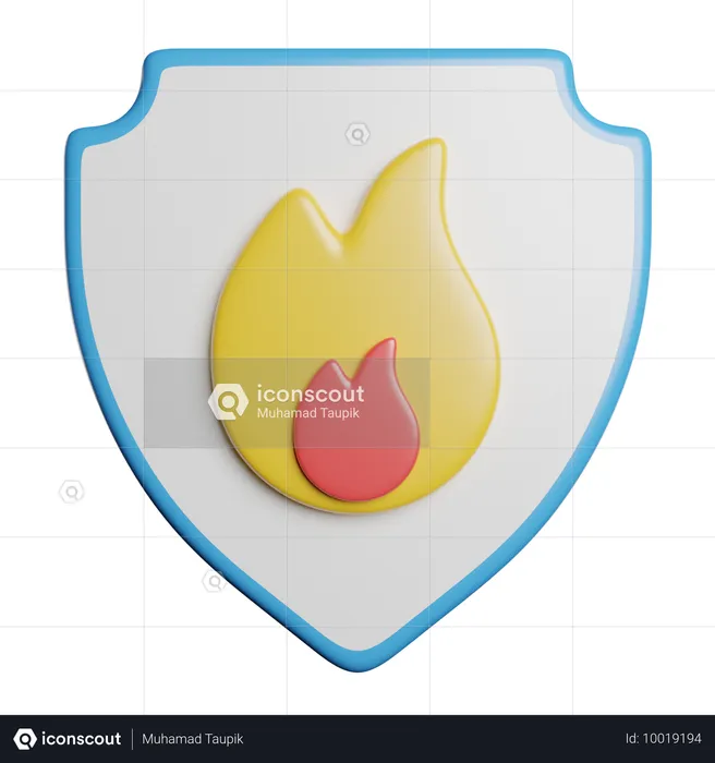 Feuer  3D Icon