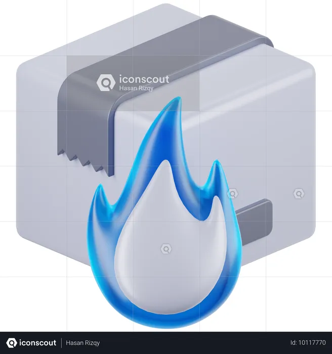 Feuerpaket  3D Icon