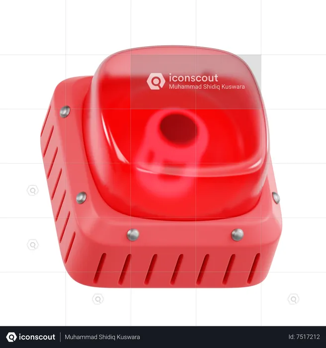 Feueralarm  3D Icon