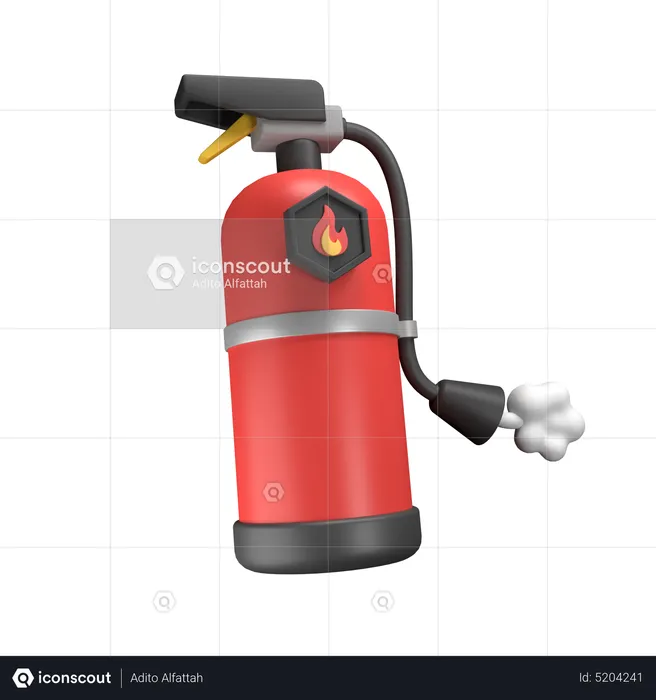 Feuerlöscher  3D Icon