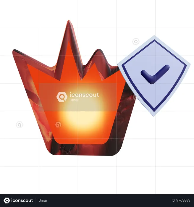 Feuersbrunst  3D Icon