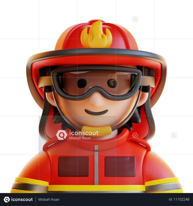 Feuerwehrmannschaft  3D Icon