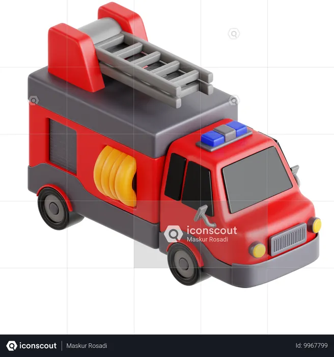 Feuerwehrauto  3D Icon