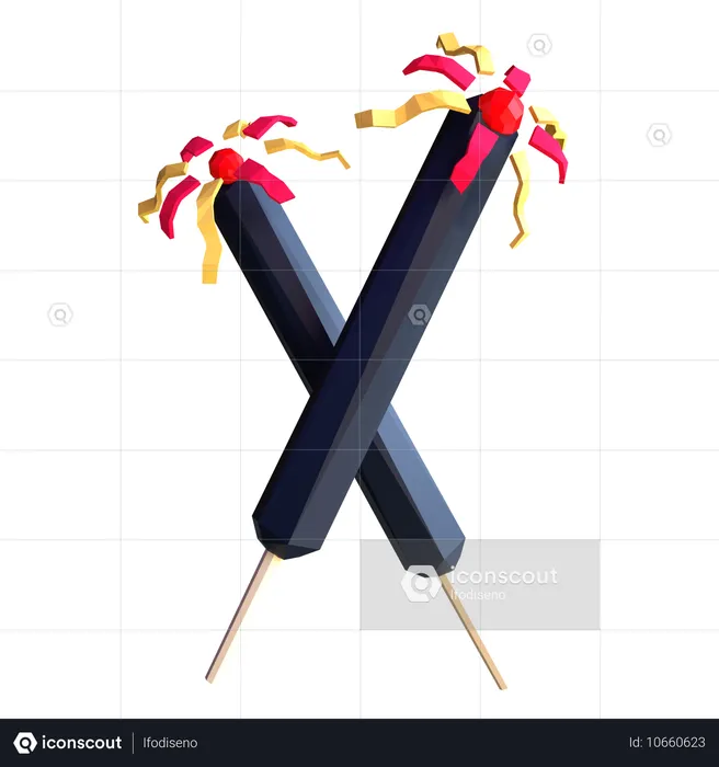 Feuerwerk  3D Icon