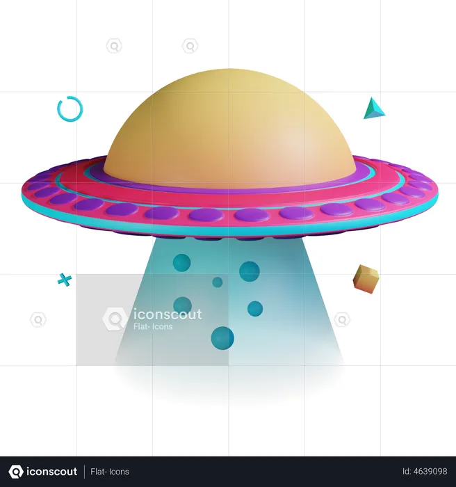Ficção científica  3D Icon
