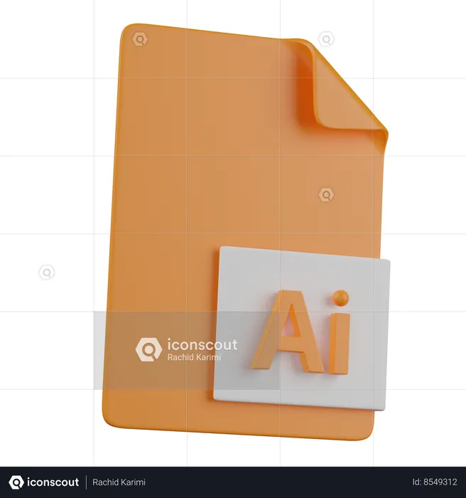 Fichier Adobe Illustrator  3D Icon