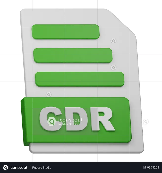 Fichier cdr  3D Icon