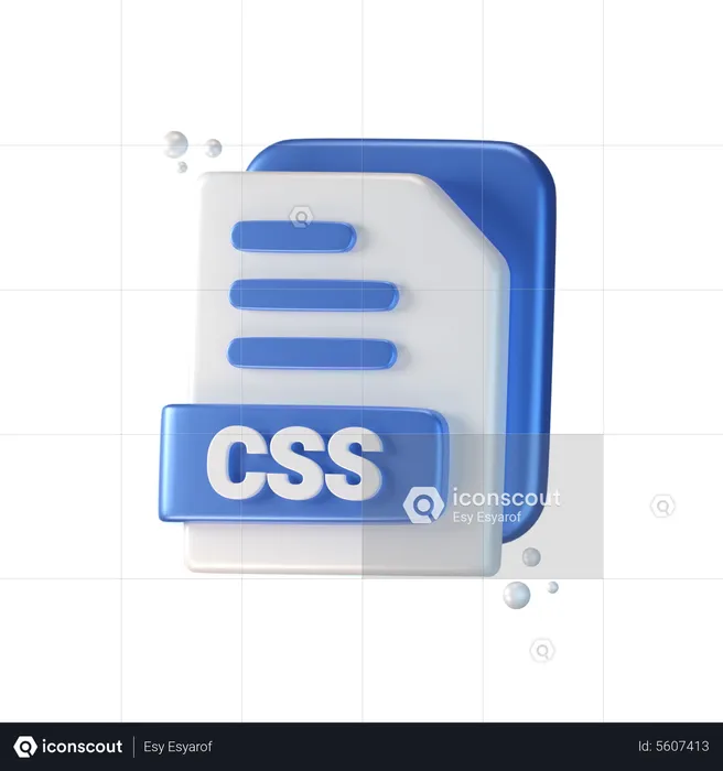 Fichier CSS  3D Icon