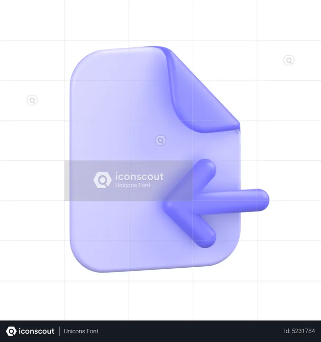 Importer le fichier  3D Icon