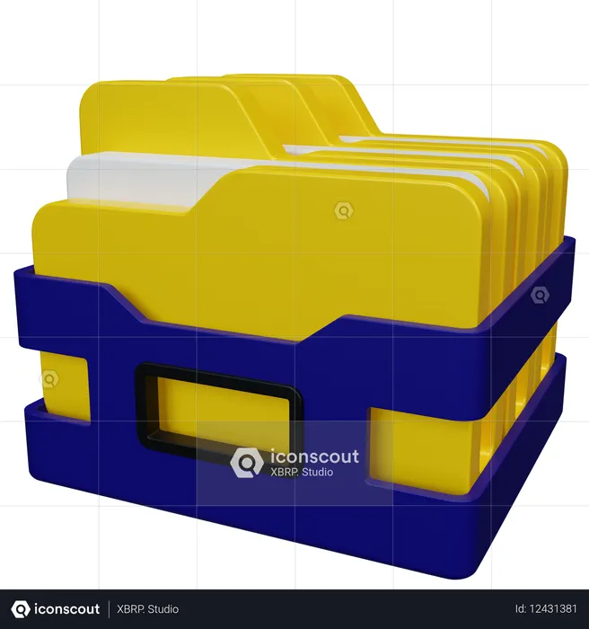 Dossier de fichiers  3D Icon