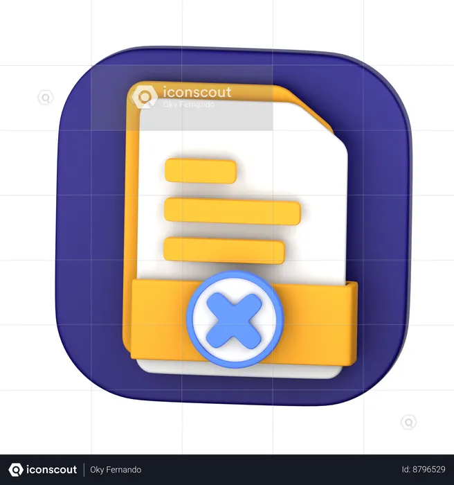 Fichier échoué  3D Icon