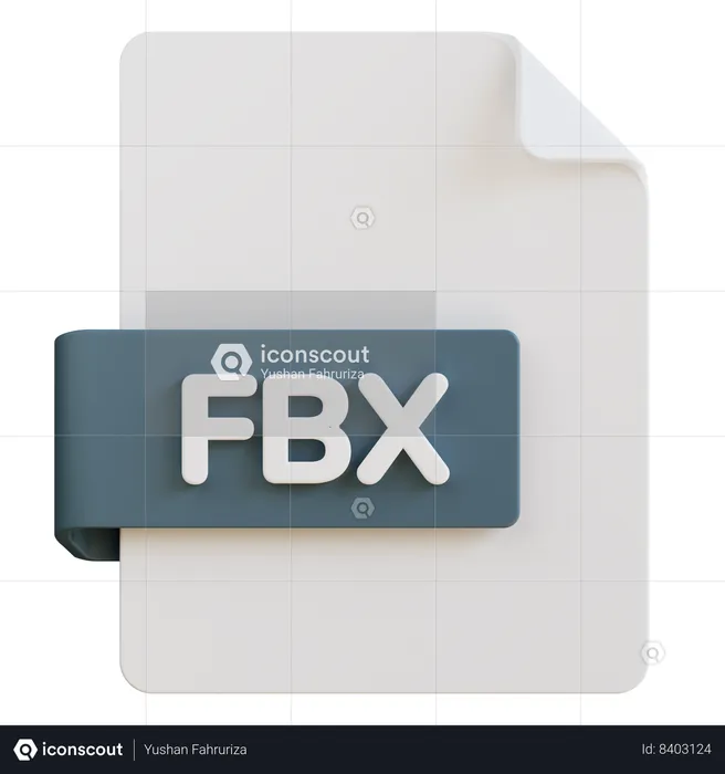 Fichier fbx  3D Icon