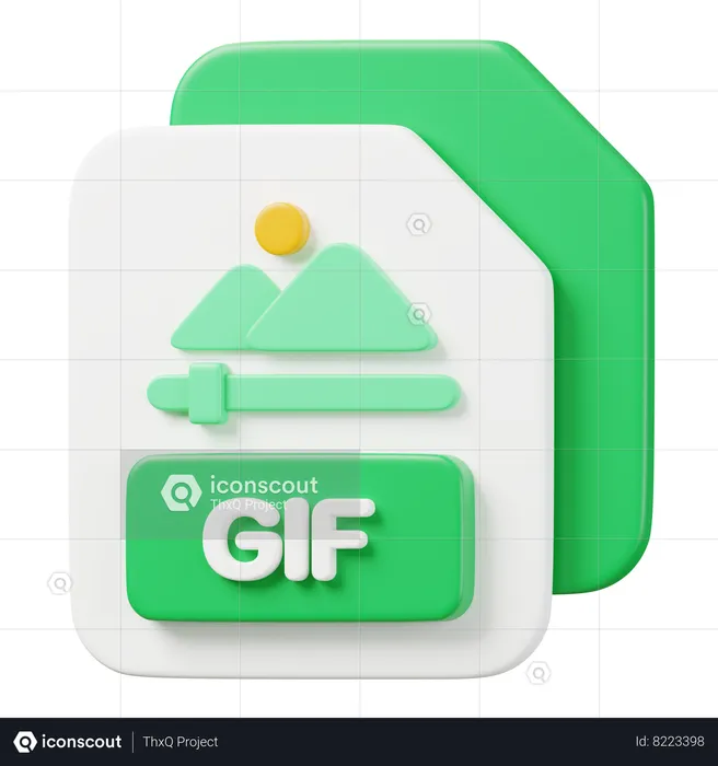 Fichier gif  3D Icon