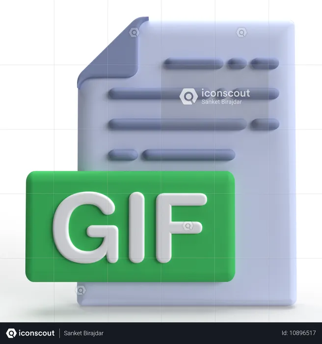 Fichier gif  3D Icon