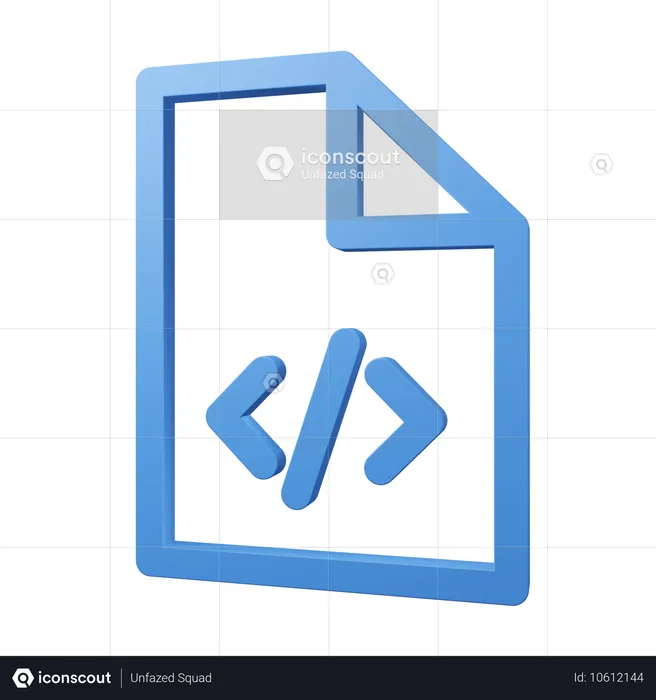 Fichier HTML  3D Icon