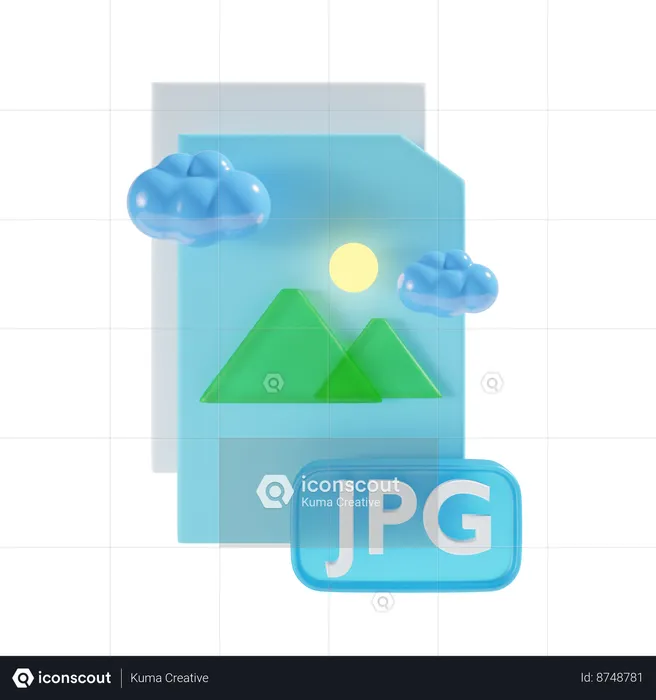 Fichier jpg  3D Icon