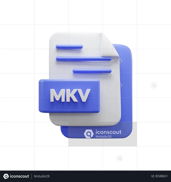 Fichier mkv  3D Icon