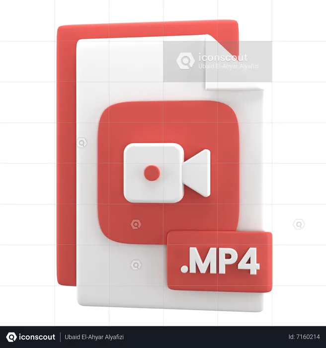 Fichier mp4  3D Icon