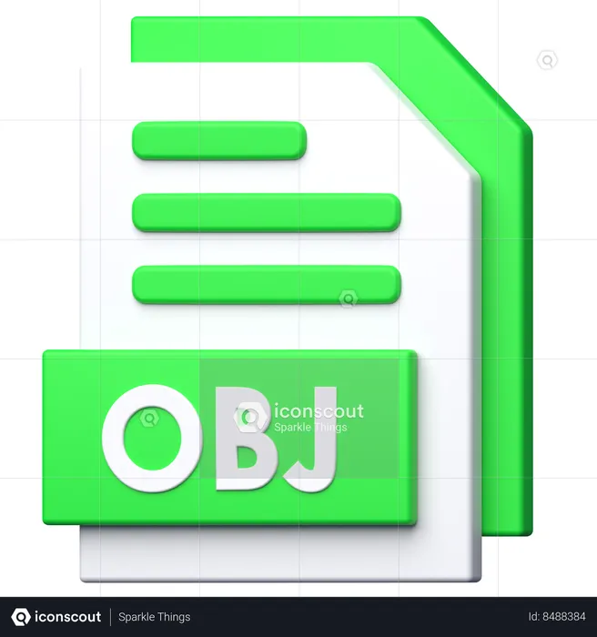 Fichier obj  3D Icon