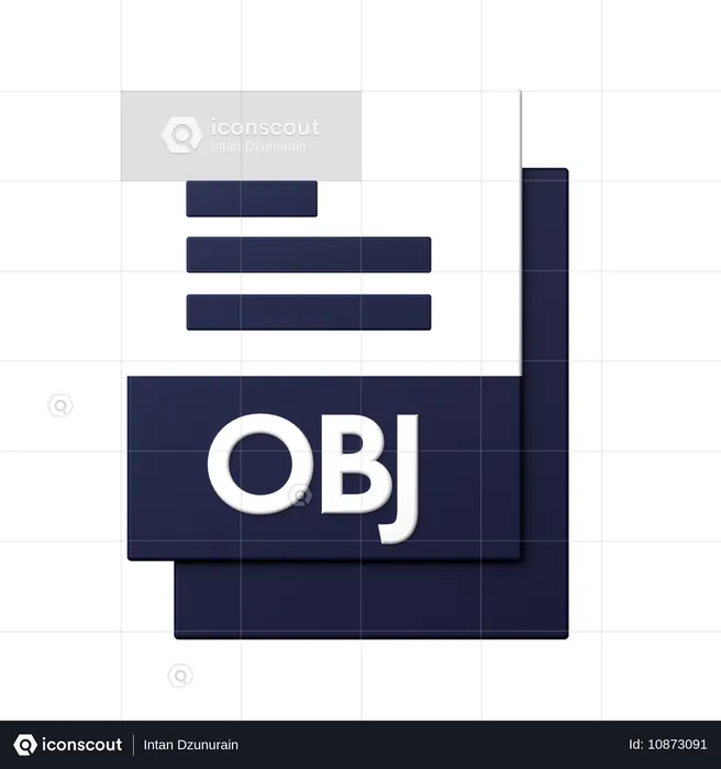 Fichier obj  3D Icon