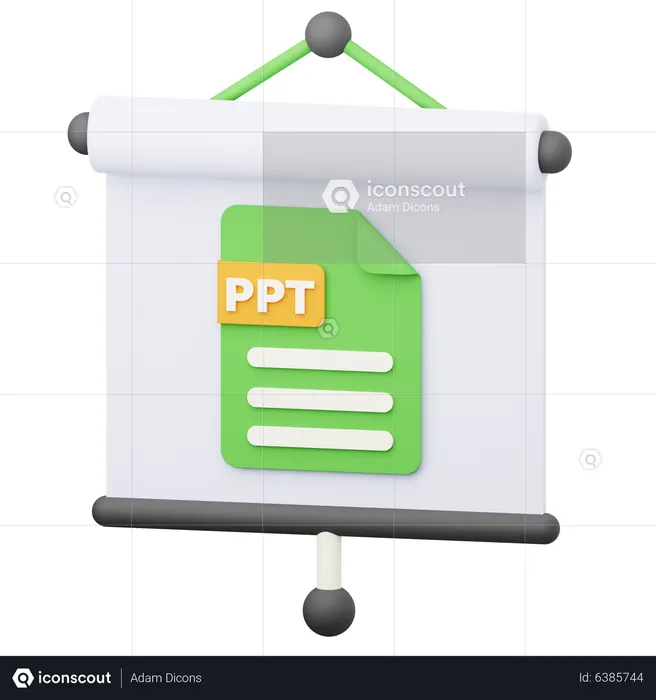 Fichier ppt  3D Icon