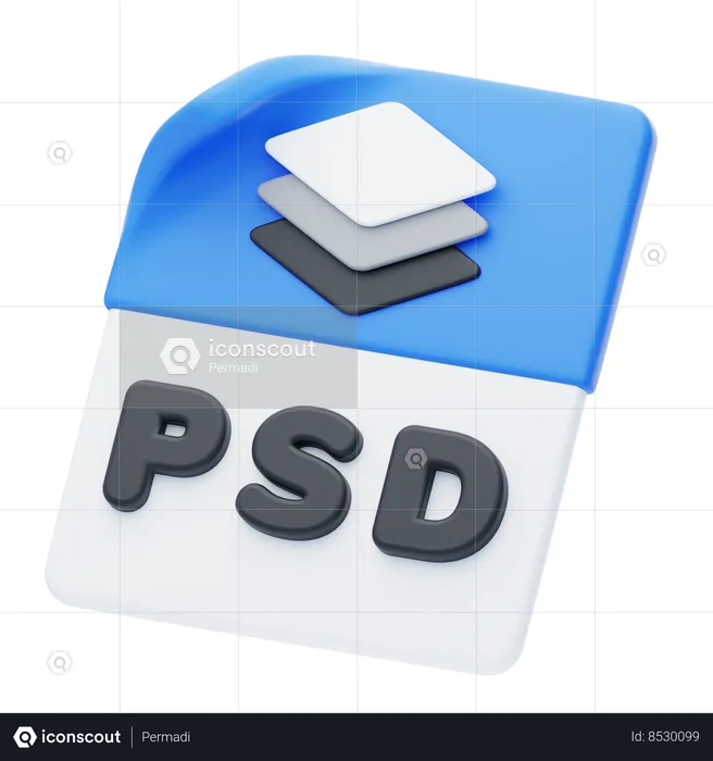 Fichier psd  3D Icon