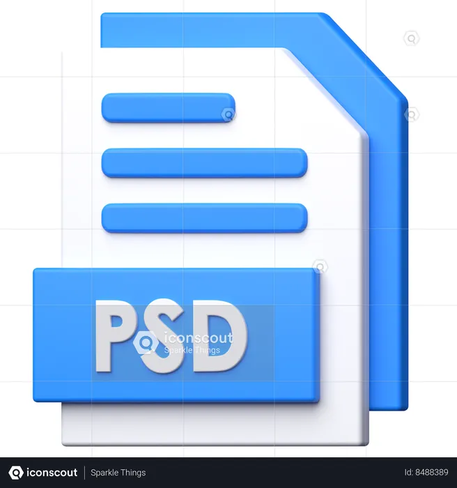 Fichier psd  3D Icon