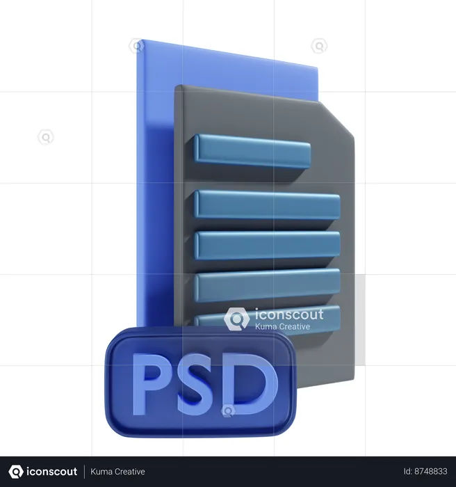 Fichier psd  3D Icon