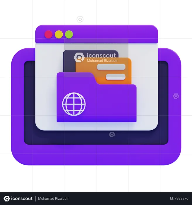 Fichier du site Web  3D Icon