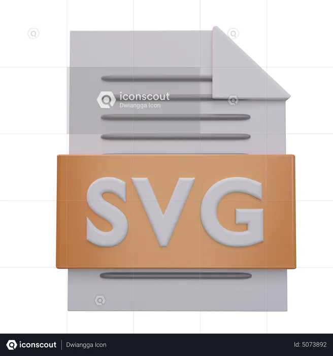 Fichier SVG  3D Icon