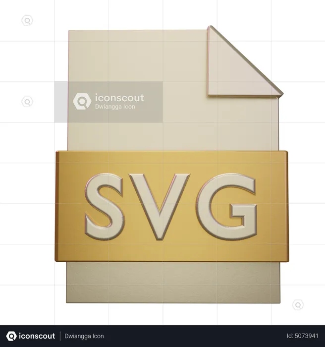 Fichier SVG  3D Icon