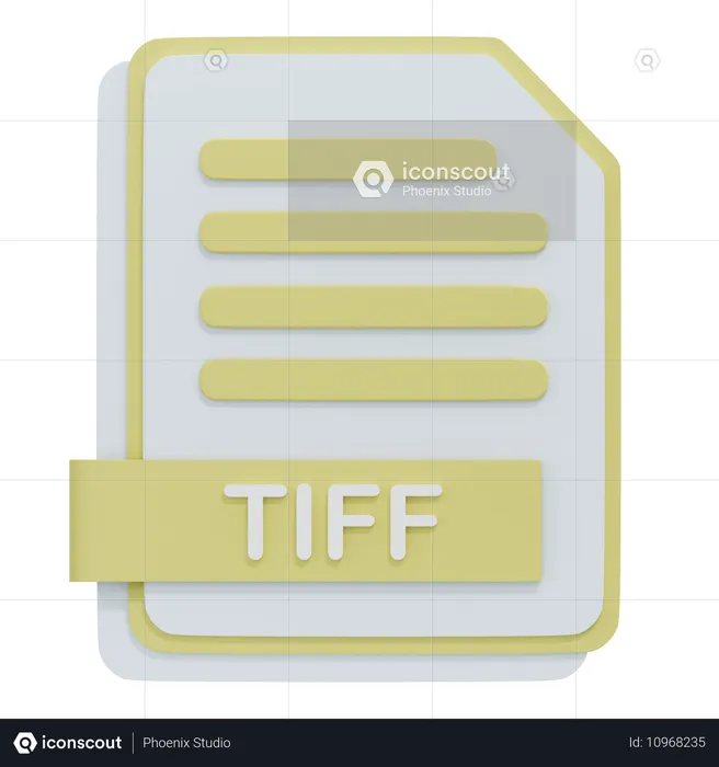 Fichier tiff  3D Icon