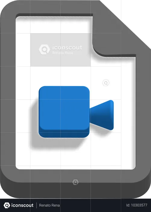 Fichier vidéo  3D Icon