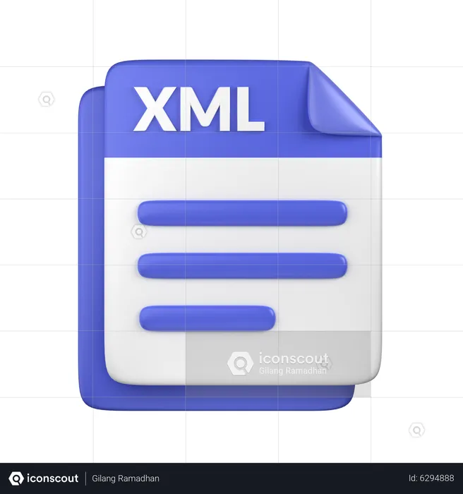 Fichier XML  3D Icon