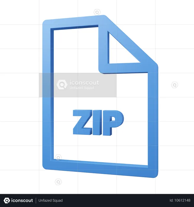 Fichier zip  3D Icon