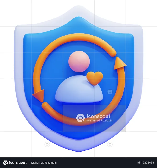 Fidelização de clientes  3D Icon