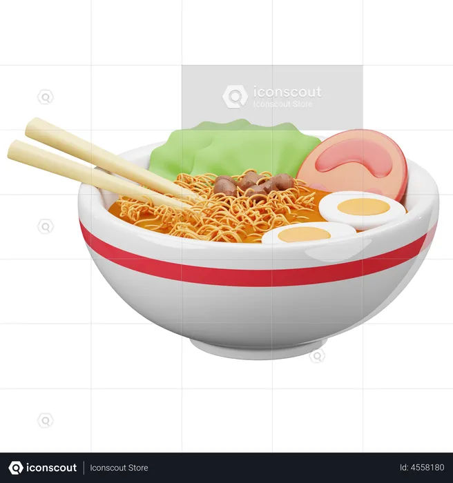 Fideos  3D Illustration