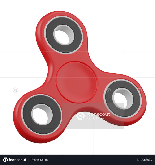 Fidget Spinner  3D Icon