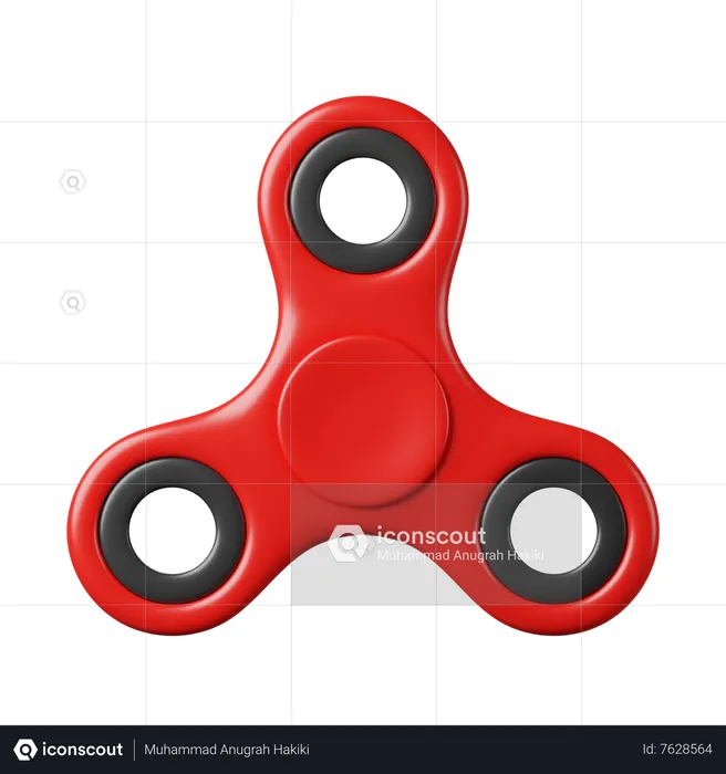 Fidget Spinner  3D Icon