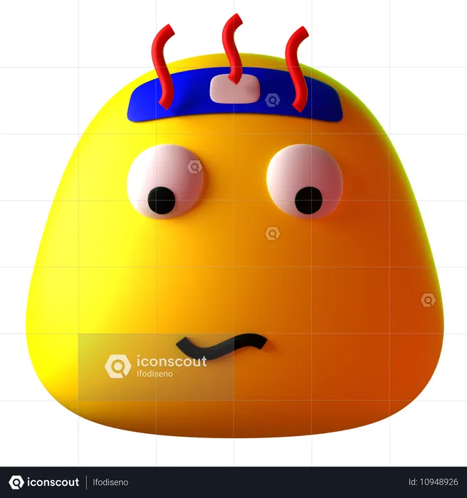 Fieber Emoji 3D Icon