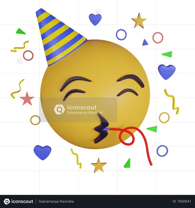 Emojis de fiesta Emoji 3D Icon
