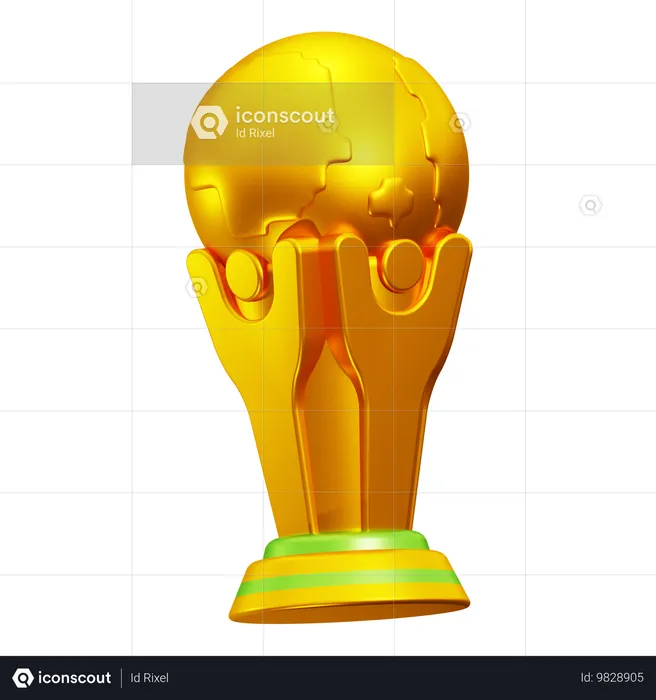 FIFA-Trophäe  3D Icon