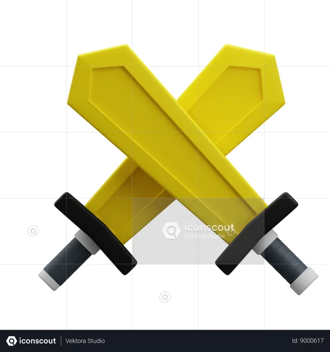 Fighting Sword  3D Icon