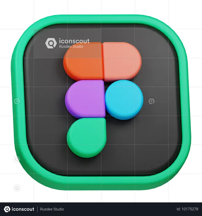 Figma  3D Icon