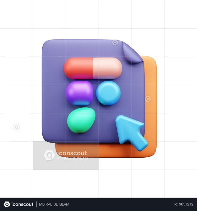 Figma  3D Icon