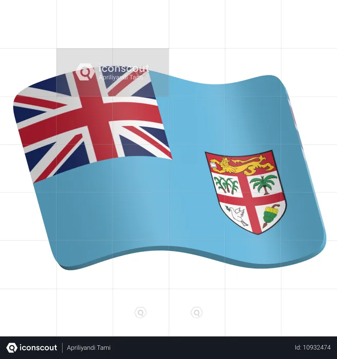 Fiji  3D Icon