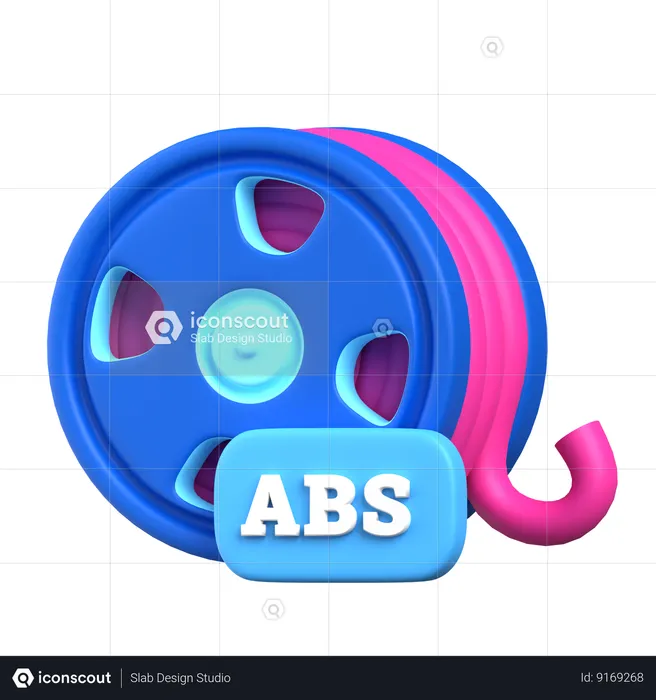 Filament ABS  3D Icon