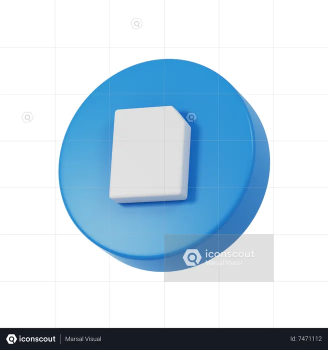 File  3D Icon